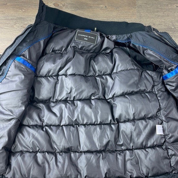 Andrew Marc Mens Black Puffer Jacket, size Medium - Picture 7 of 12